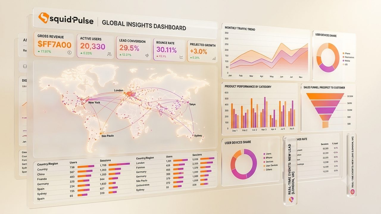 Analytics & Signage, SquidPulse Sydney